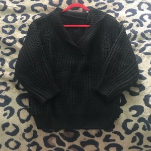 Thick knitted sweater